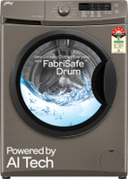 Godrej 8 kg With AI Tech, Steam Wash, Fully Automatic Front Load Washing Machine Grey(WFEON CRS 8012 5.0 FKEDM CNGR)