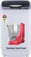 ONIDA 6 kg 5 Star 10 Wash Programs Stainless Steel Drum Fully Automatic Top Load Washing Machine Grey(T62CGN1)