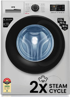 IFB 6.5 kg Steam Wash, Hard Water Wash, Active Color Protection Fully Automatic Front Load Washing Machine Silver(SENORITA SXS 6510)