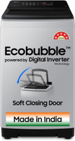 Samsung 8 kg 5 star, Ecobubble, Soft Closing Door, Digital Inverter Fully Automatic Top Load Washing Machine Grey(WA80BG4441BGTL,WA80BG4441BG)