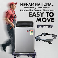 NIPRAM NATIONAL Refrigerator, Washing Machine, Air Cooler Material Iron, Plastic(56 cm x 60 cm)