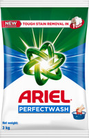 Ariel PerfectWash Detergent Powder 3kg, Removes tough stains likeHaldi in 1 wash Detergent Powder(3 kg)