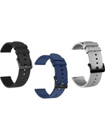 Firetook 22mm Soft Watch Strap (Combo 3) (Compatible Watch List In Photo & Description) 22 mm Silicone Watch Strap(Multicolor)