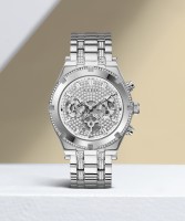 GUESS Multi-function Silver Dial Analog Watch  - For Men