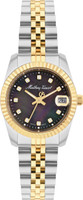 Mathey-Tissot D710BN Swiss Made Mathey Ii Quartz Crystal Black Dial Analog Watch  - For Women