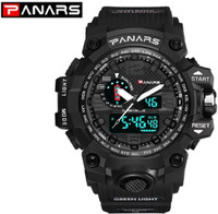 PANARS 8202 Quartz Movement Multi-Functional Water Resistant Sports Digital Watch  - For Men