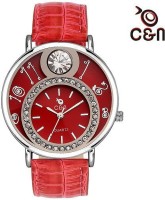 Chappin & Nellson CN-10-L-RED-NEW New Series Analog Watch For Women