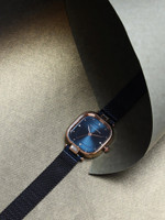 French Connection Square Dial Sqaure Blue Dial Analog Watch  - For Women