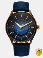 Titan Titan Stellar Titan Stellar Quartz Blue Round Dial Men's Watch / Analog Watch  - For Men