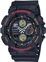 CASIO GA-140-1A4DR G-SHOCK GA-140-1A4DR Black-Red Dial Resin Strap Analog-Digital Watch  - For Men