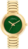 French Connection Round Dial Round Green Dial Analog Watch  - For Women