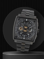 French Connection Quadra Quadra Grey Tonneau Dial | Chronograph Watch for Men's | FCT1BM Analog Watch  - For Men