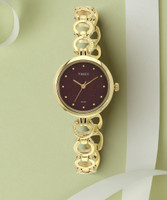 TIMEX Purple-Dial Analog Watch  - For Women