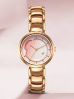 Fastrack 6277WM01 Fastrack Uptown Gradient Pink Dial Rose Gold MetalStrap Analog Watch  - For Women