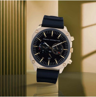 French Connection Valour Valour Black Textured Dial | Chronograph Watch for Men's | FCB3B Analog Watch  - For Men