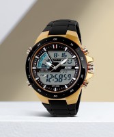 Skmei 1016-GOLD Chronograph Analog-Digital Watch For Men