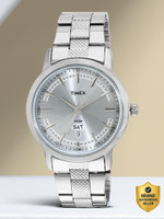 TIMEX TW000G916 Silver Dial Stainless Steel Analog Watch  - For Men
