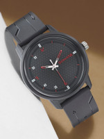 SONATA Sonata Volt Quartz Black Dial Black Plastic Strap Analog Watch  - For Men