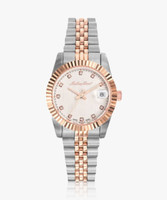 Mathey-Tissot D810RA Swiss Made Quartz Silver Dial Analog Watch  - For Women