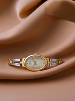 Titan 2594BM01 Titan Karishma Silver Dial Silver & Gold Stainless Steel Strap Analog Watch  - For Women