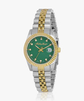 Mathey-Tissot D810BV Swiss Made Quartz Green Dial Analog Watch  - For Women