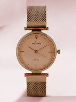 MAXIMA ROSE GOLD ATTIVO LADIES Attivo Collection Rose Gold, Water‑Resistant, Slim Dial Analog Watch  - For Women