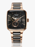 Titan Ceramic Automatic Fusion Square Analog Watch  - For Men