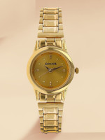 SONATA NP8925YM02W Sonata Champagne Dial Gold Stainless Steel Strap Analog Watch  - For Women