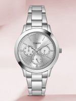 TIMEX Multifunction Silver Dial Analog Watch  - For Women