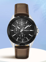 Titan Titan Octane Multifunction Black Dial Brown LeatherStrap Analog Watch  - For Men