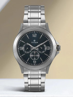 Titan Titan Eco Multifunction Blue Dial Silver Stainless Steel Strap Analog Watch  - For Men