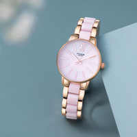 SONATA Poze Rose Gold and Pink Strap with Pink Dial Analog Watch  - For Women