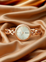 Titan NP2601WM01 Titan Karishma Silver Dial Rose Gold MetalStrap Analog Watch  - For Women