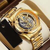 SHIVTRADRE Fashion Men's Gold Watch Analog Watch  - For Men