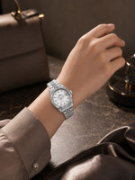 Mathey-Tissot D910AI Swiss Made Mathy III MOP Quartz Ronda 585H3 Movement White Dial Analog Watch  - For Women