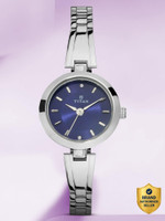 Titan NP2598SM04 Karishma Blue Dial Silver Stainless Steel Strap Analog Watch  - For Women