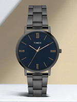 TIMEX Blue Dial Stainless Steel Analog Watch  - For Men