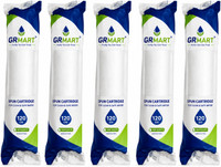 GRMART 120 GM 5 pcs 10'' PP Spun Filter Candle For All Types Of Ro Water Purifier Solid Filter Cartridge(5, Pack of 5)