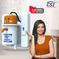 CSI INTERNATIONAL 1L INSTANT WATER PORTABLE HEATER GEYSER SHOCK PROOF BODY WITH INSTALLATION KIT 1 L Instant Water Geyser(Orange, White)