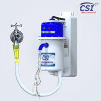 CSI INTERNATIONAL 1L INSTANT WATER PORTABLE HEATER GEYSER SHOCK PROOF PLASTIC BODY WITH INSTALLATION KIT 1 YEAR WARRANTY 1 L Instant Water Geyser(blue, White)