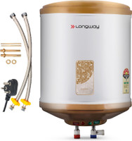 Longway Superb 35 L Storage Water Geyser 5 Star BEE Energy Rating | SS Tank with Anti-Rust Coating | Multi Safety(Ivory)