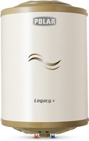 Polar WATER HEATER LEGACY PLUS ABS GLASS LINED 10LTR 10 L Storage Water Geyser(White)
