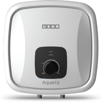 USHA 15 L Storage Water Geyser (Aquerra, White, Black)