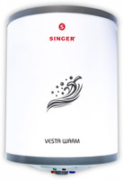 SINGER Vesta Warm 15 L Storage Water Geyser(White)