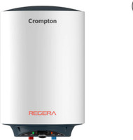 Crompton Regera 2025 Model with Free Pipes 10 L Storage Water Geyser(Grey)