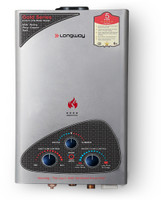 Longway Xolo Gold dlx 6 L Gas Water Geyser(Silver)