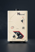 Natures 7 LITER GAS-GEYSER-7L-DLX-WHITE-INSTANT 7 L Gas Water Geyser(White)