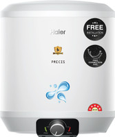 Haier ES10V-PV2(PRE) 10 L Storage Water Geyser | with Free Pipes and Free Installation(White)