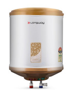Longway Superb 25 L Storage Water Geyser 5 Star BEE Energy Rating | SS Tank with Anti-Rust Coating | Multi Safety(Ivory)