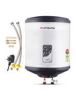 Longway Superb 15 L Storage Water Geyser 5 Star BEE Energy Rating | Multi Safety Functions(Grey)